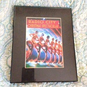 Rockettes Art Rendering 5x7 in 8x10 frame